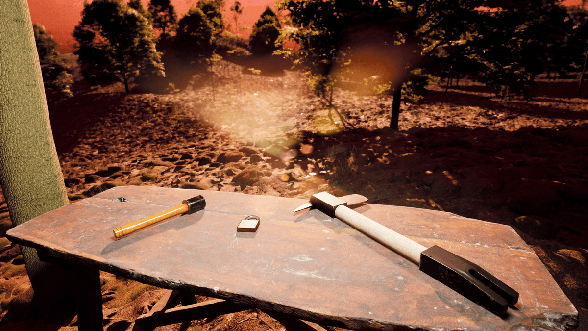 Screenshot of Forest Clearing Scene