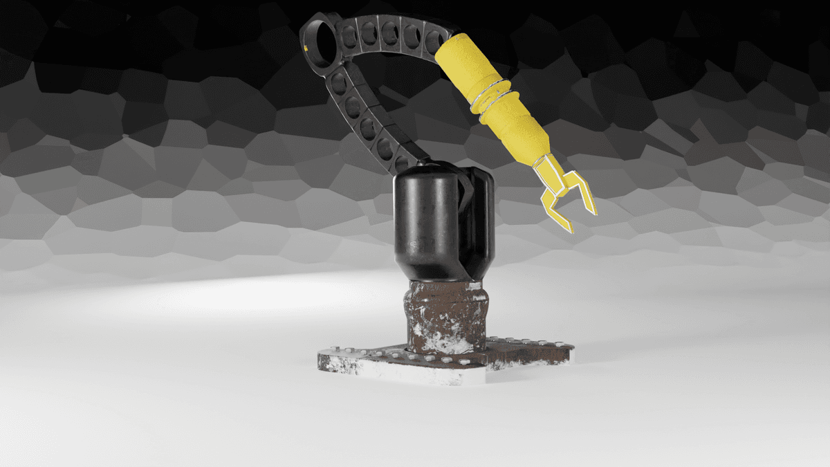 Screenshot of High-Poly Robot Arm